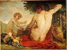 Enfant et faune dans un paysage