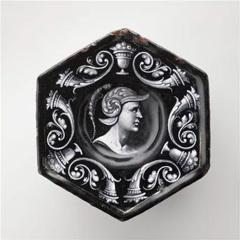 Salière hexagonale : La Faiblesse masculine, image 2/8