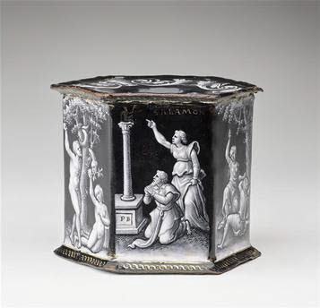 Salière hexagonale : La Faiblesse masculine, image 4/8