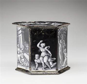 Salière hexagonale : La Faiblesse masculine, image 8/8