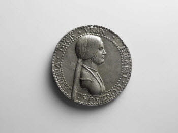 Médaille : Elisabetta Gonzaga, duchesse d'Urbino (1471-1526) / la Fortune s'échappant