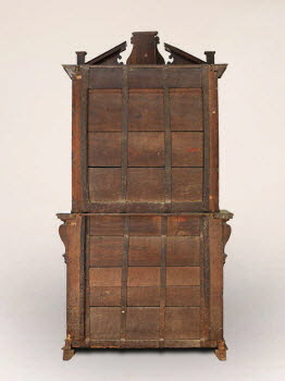 Armoire à deux corps et à décor de plaques de marbre, image 11/11