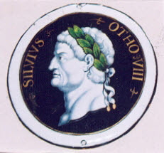 Plaque circulaire : Othon, d'une série de douze plaques (MRR 260 à 271), image 3/3