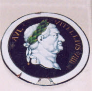 Plaque circulaire : Vitellius, d'une série de douze plaques (MRR 260 à 271), image 3/3