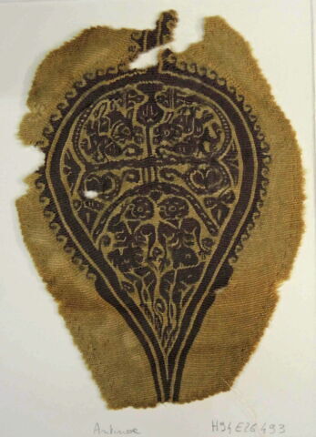 décor de textile ; fragment, image 2/2