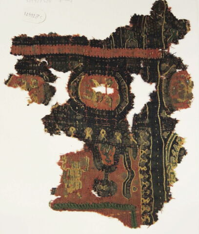 plastron de tunique ; fragment, image 2/2