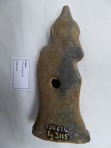 figurine d'Harpocrate portant son image ; figurine d'Harpocrate phallique, image 2/2