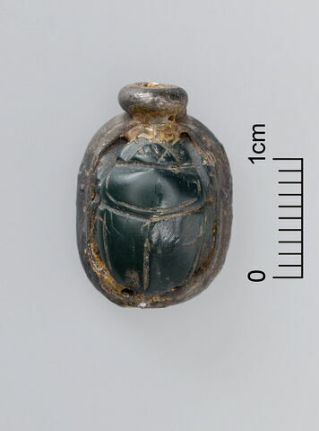 scarabée ; chaton de bague, image 2/3