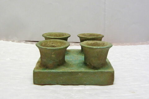 vase quadruple ; godet