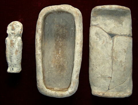 serviteur funéraire momiforme ; sarcophage à serviteur funéraire