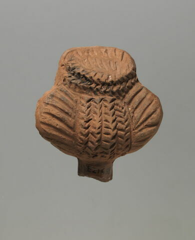 figurine de tête de femme romaine à cou fermé, image 2/2