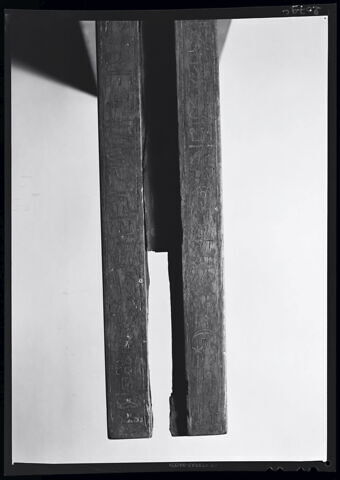 palette de scribe en règle à 2 cupules rondes, image 3/4