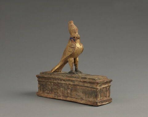 figurine ; cercueil de faucon  ; momie de faucon