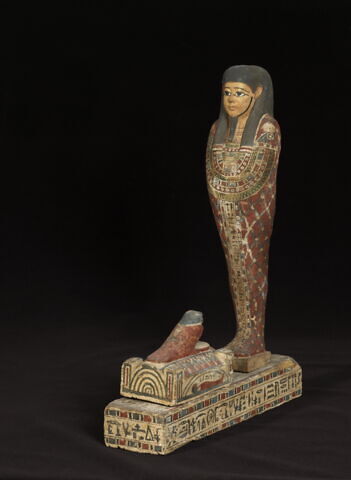 statue de Ptah-Sokar-Osiris ; figurine d'oiseau akhem, image 3/13