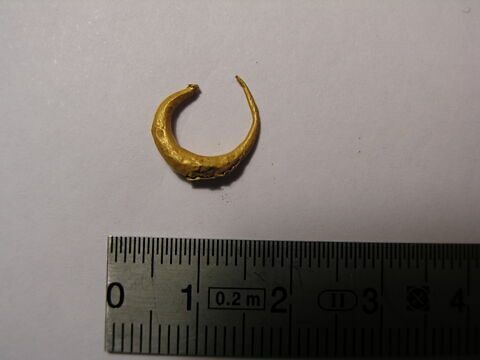 boucle d'oreille en croissant