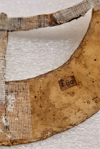 plaque pectorale de cartonnage ; collier de cartonnage, image 3/3