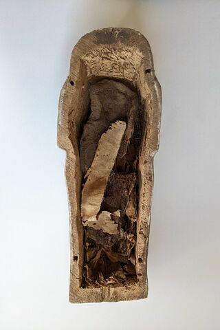 sarcophage miniature ; élément momifié ; cercueil à viscères, image 4/5