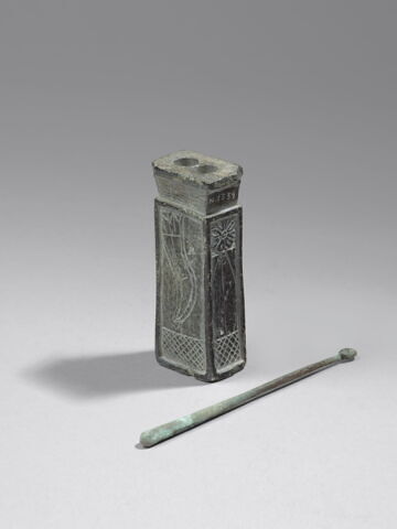étui à kohol double ; bâtonnet à kohol, image 4/7
