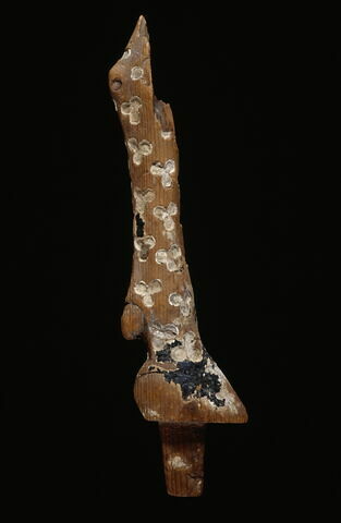 Pied de lit funéraire royal en forme de patte de vache, image 3/8