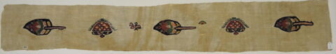 décor de textile ; fragment, image 2/3