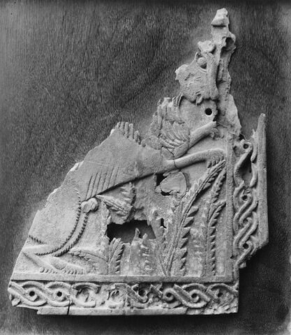 panneau décoratif ; fragment, image 2/2