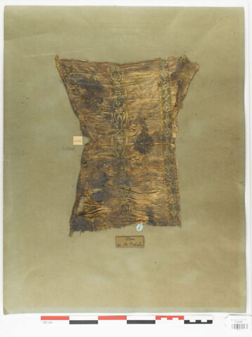 décor de textile ; fragment