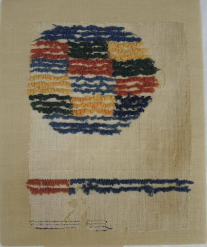 châle ; fragment, image 2/2