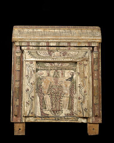 cercueil rectangulaire à poteaux d'angle ; couvercle de cercueil, image 3/16