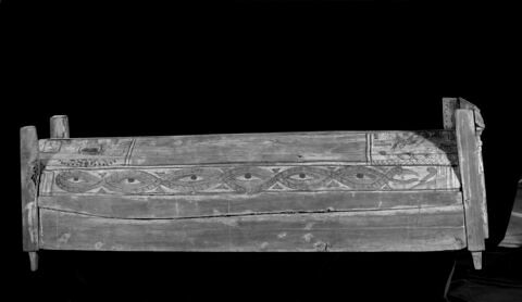 cercueil rectangulaire à poteaux d'angle ; couvercle de cercueil, image 11/16