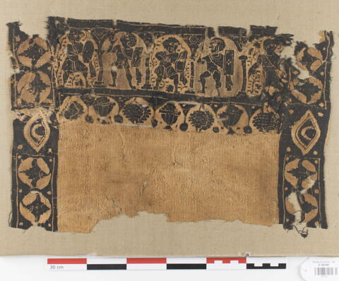 plastron de tunique ; clavus ; fragment