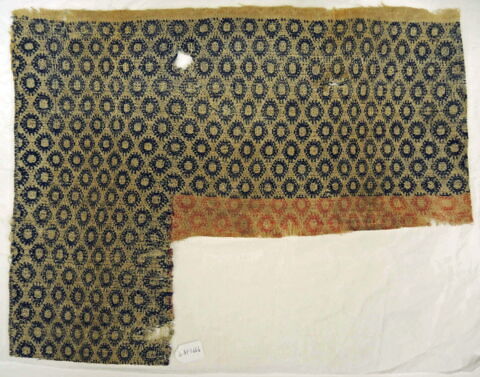 housse de coussin ou de matelas ; fragment, image 2/2