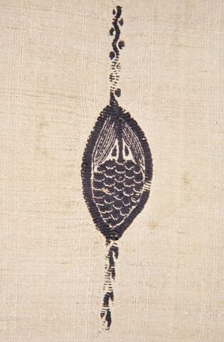 châle ; fragment, image 2/2