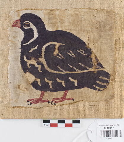 décor de textile ; fragment