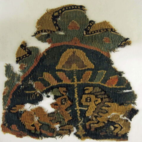 décor de textile ; fragment, image 2/3