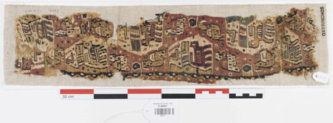 bande décorative d'habillement ; fragment