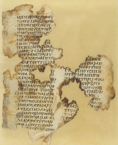 feuillet de codex ; fragment