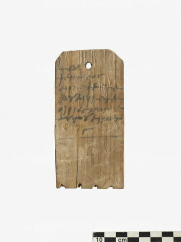 étiquette de momie en palette
