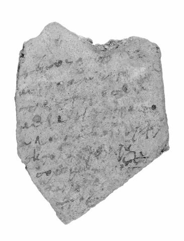 ostracon ; fragment