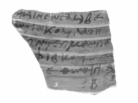 ostracon ; fragment