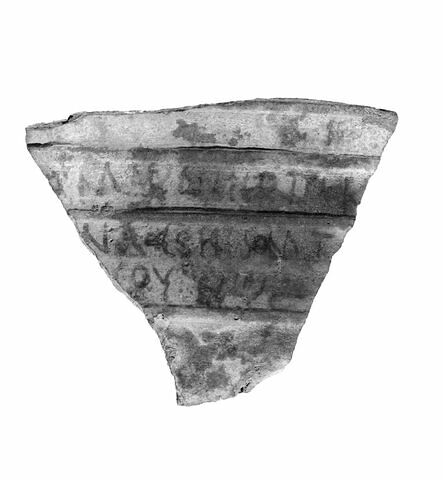ostracon ; fragment