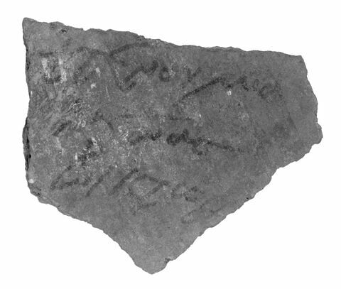 ostracon ; fragment