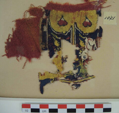 décor de textile ; fragment, image 2/2