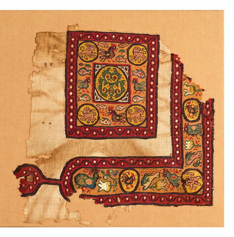 bande décorative d'habillement ; tabula