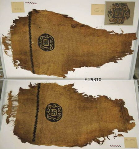 châle  ; couverture  ; fragment, image 2/2