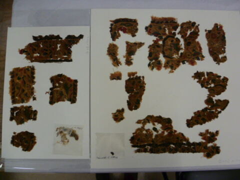 décor de textile ; fragments, image 2/3