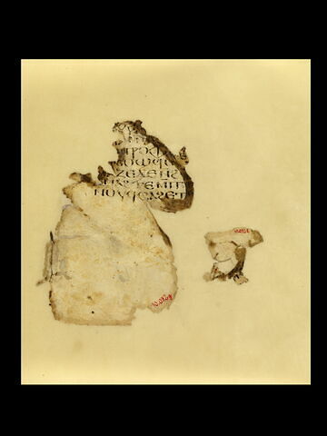 feuillet de codex ; fragment