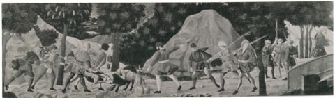 Scène de chasse (Panneau de cassone), image 3/3