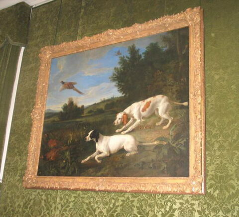 Diane et Blonde, chiennes de la meute de Louis XIV, chassant, image 3/3