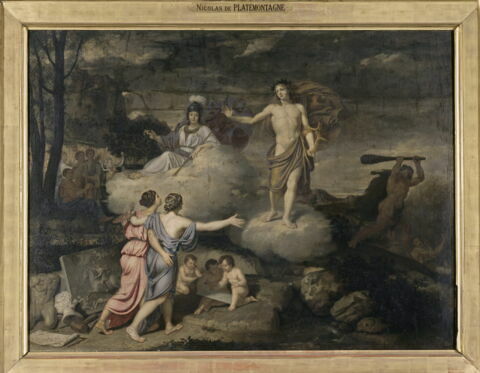 Apollon favorisant les Arts de la Peinture et de la Sculpture