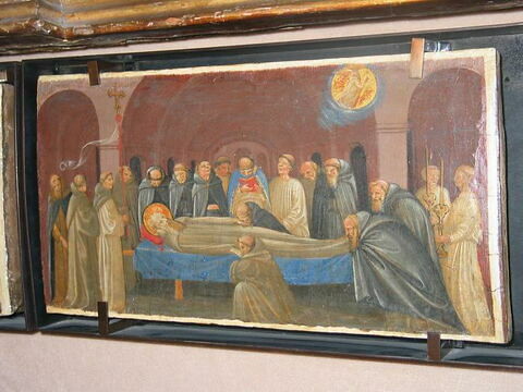 Les Funérailles de saint Jérôme (élément de la prédelle du Retable Rinieri), image 2/3